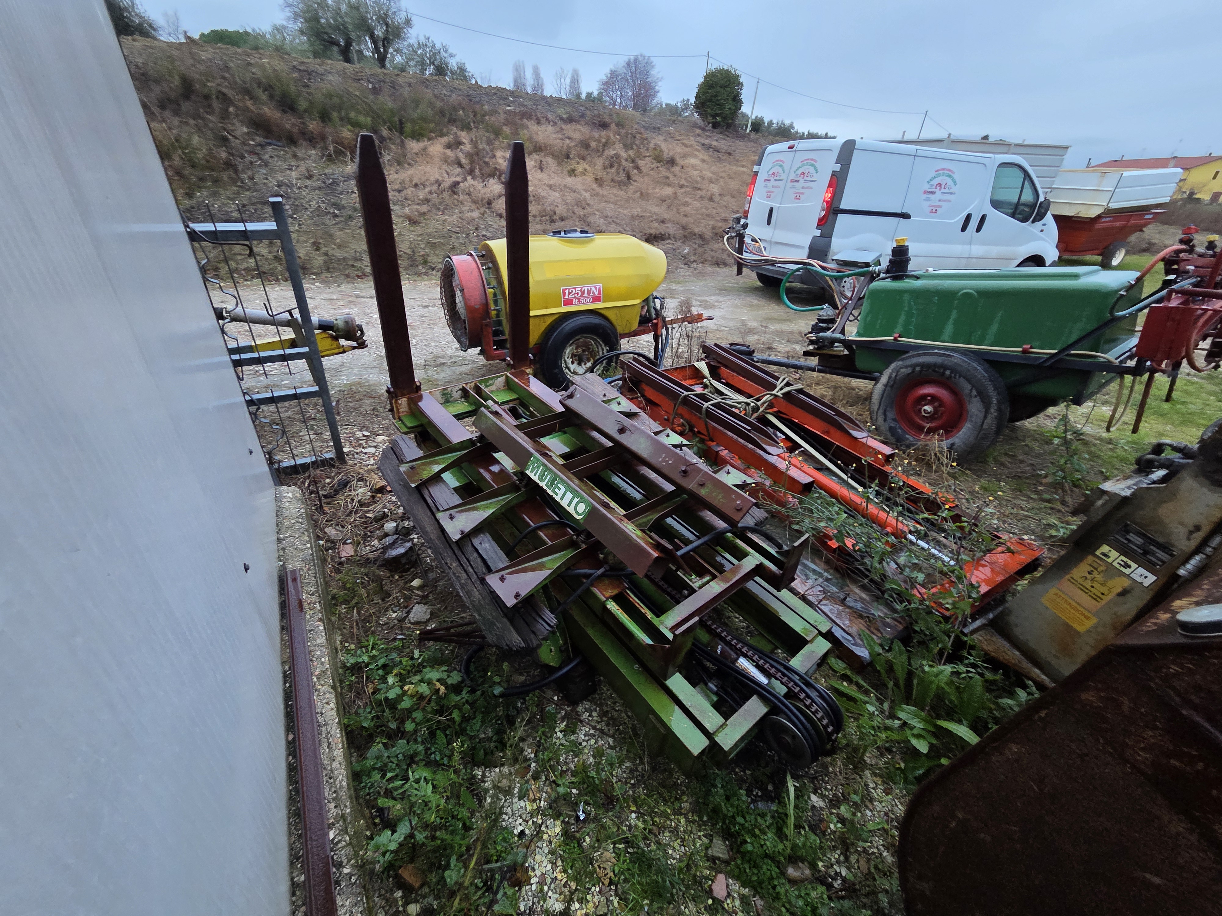 Retro muletto trattore